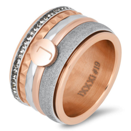 iXXXi Jewelry Ring Alfabet J Rosé 2mm