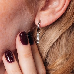 Oorring Elegance Zilver