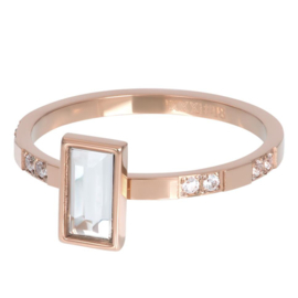 iXXXi Jewelry Vulring Expression Rectangle 2mm Rosé