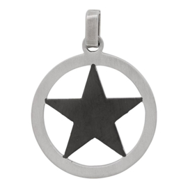 iXXXi Men Star Black Leather Ketting