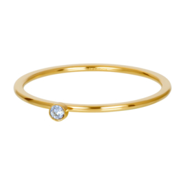 iXXXi Jewelry Vulring Light Sapphire 1 Stone Goudkleurig 1mm