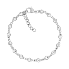 Armband Sunset Sparkle Zilverkleurig