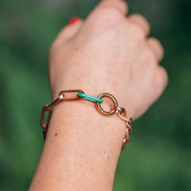 Samengestelde armband Dolly Rosé