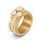 iXXXi Jewelry Vulring Mini Glamour Stone 2mm Goudkleurig