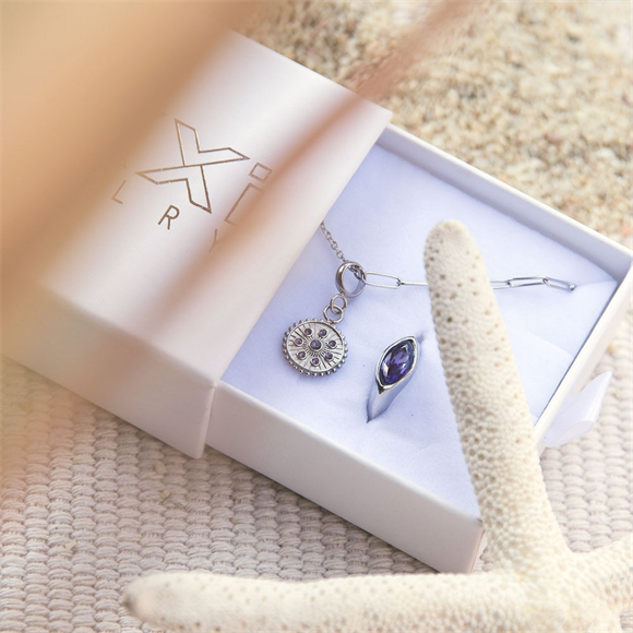 Fame Midnight Jolie sieraden set Zilver
