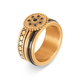 Samengestelde iXXXi ring Midnight Black