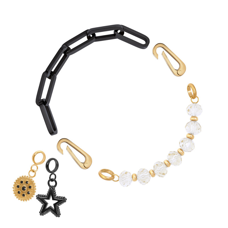Samengestelde armband Flo Goud