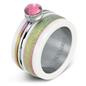 iXXXi Jewelry Vulring 4mm Sandblasted Rainbow