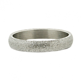 iXXXi Jewelry vulring Sandblasted Zilverkleurig 4mm