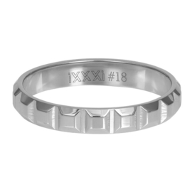 iXXXi Jewelry Vulring Art 4mm Zilverkleurig