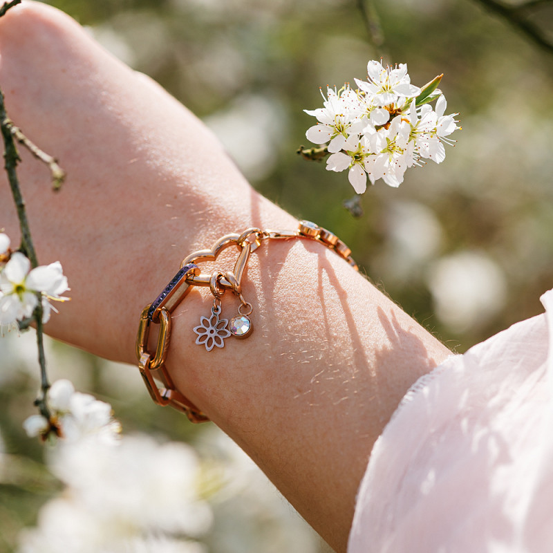 Samengestelde armband Gaby Rosé