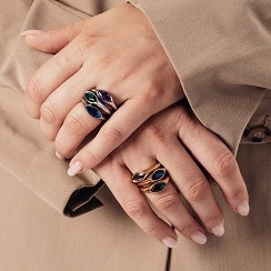 Fame Jolie Emerald Zilver
