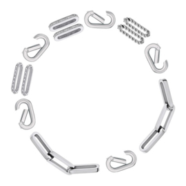 Samengestelde armband Cindy-19cm