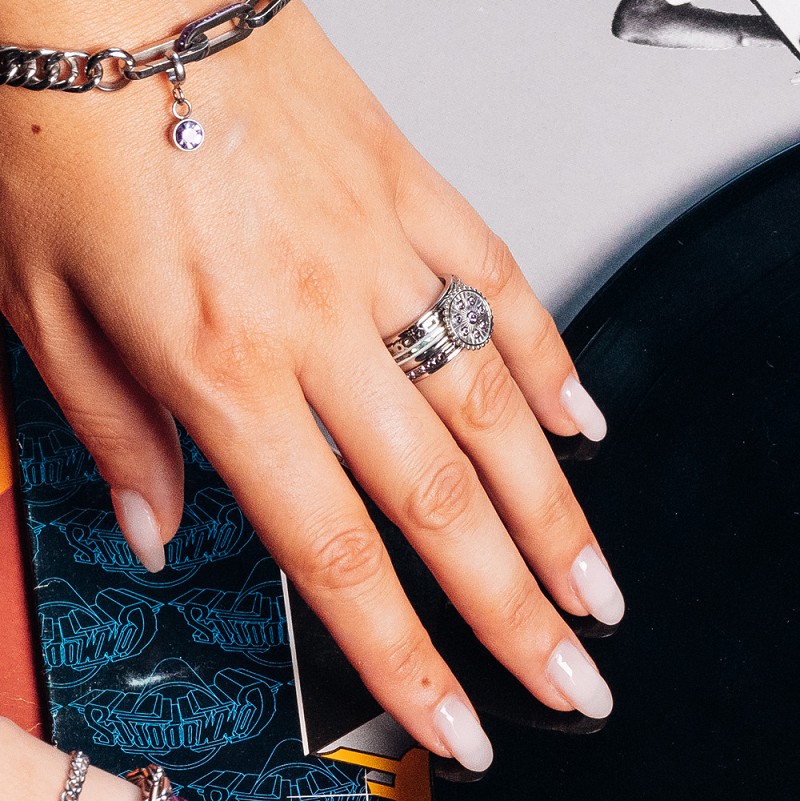Samengestelde iXXXi ring Midnight Tanzanite
