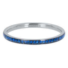 iXXXi Jewelry Vulring 2mm Zirconia Capri Blue