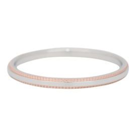 iXXXi Jewelry vulring Double Gear Zilverkleurig/Rosé 2mm