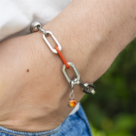 Samengestelde armband Dany Zilver