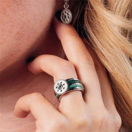 Samengestelde iXXXi ring Midnight Green