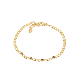 Armband Memories Smoked Topaz Goud