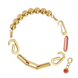Samengestelde armband Dany Goud