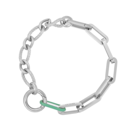 Samengestelde armband Dolly Zilver