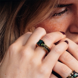 Samengestelde iXXXi ring Romance Green