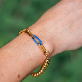 Samengestelde armband Daya Goud