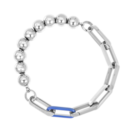 Samengestelde armband Dahlia Zilver