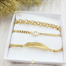 Gouden Armbanden Set 2