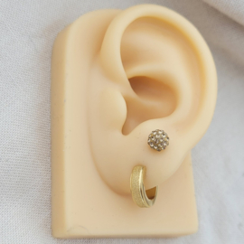 Earparty Sandblasted Ball Goud