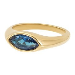 Fame Jolie Capri Blue Goudkleurig