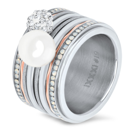 iXXXi Jewelry vulring 1 Ball Fill Clear Cristal Zilverkleurig 2mm