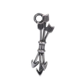 iXXXi Jewelry Pendant Multiple Arrows Silver