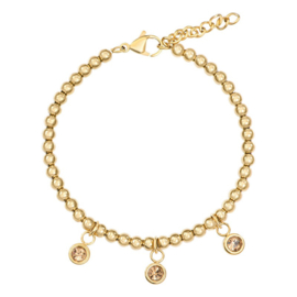 Armband Dot Topaz Goudkleurig