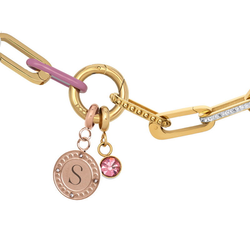 Bedel Zirconia Round Rosé