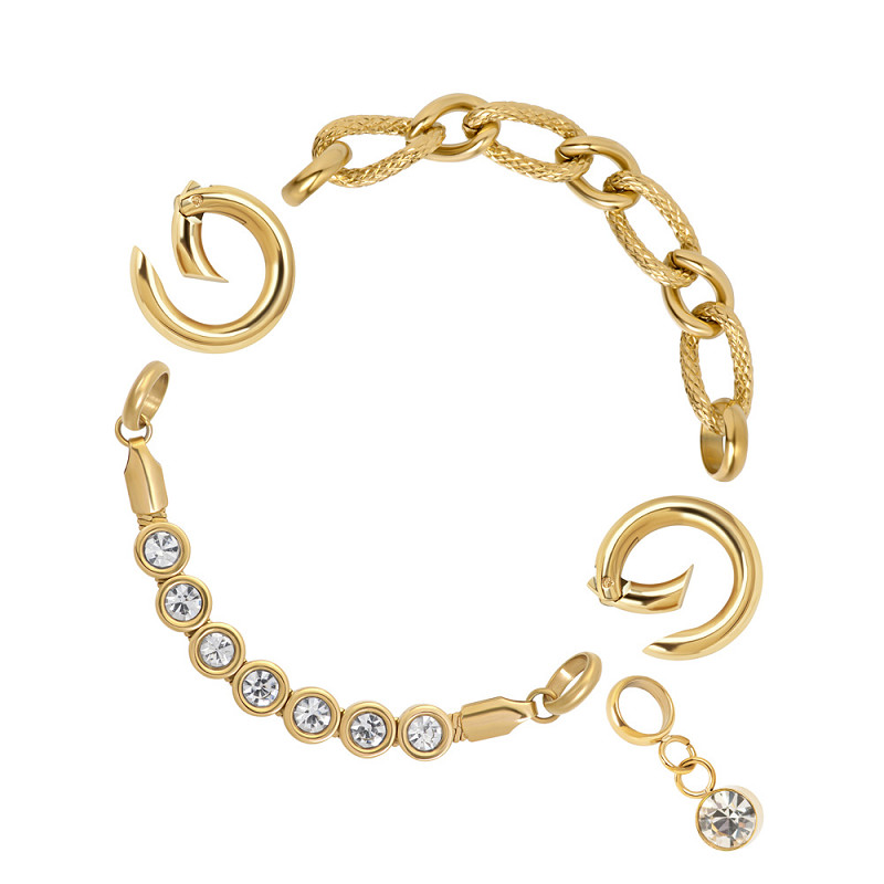 Samengestelde armband Feija Goud