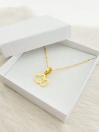 Samengestelde iXXXi Ketting Hearts Goud