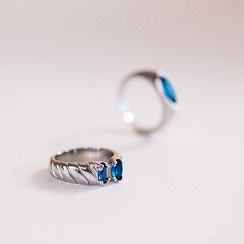Fame Adore Capri Blue  Zilver