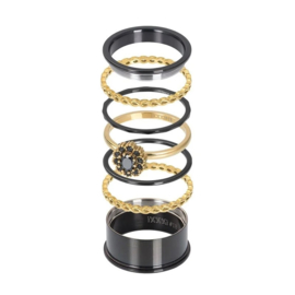 Samengestelde iXXXi ring Party Goud