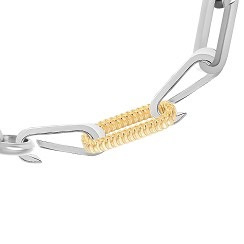 Schakel Braided Goudkleur