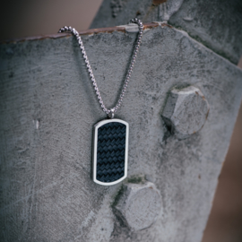 iXXXi Men Dog Tag Leather Ketting