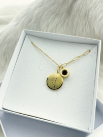 Combi Ketting Sterrenbeeld - Capricorn Goud