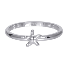 iXXXi Jewelry Vulring Symbol Starfish Zilverkleuirg 2mm