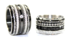 iXXXi Jewelry vulring Caviar Zilverkleurig 2mm