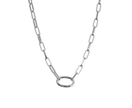 iXXXi Jewelry Necklace Square Chain Silver