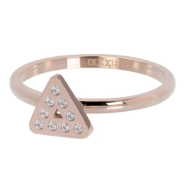 iXXXi Jewelry Vulring Design Triangle 2mm Rosé