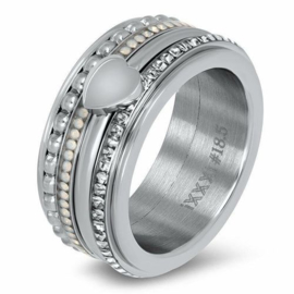 iXXXi Jewelry Basis Ring 10mm Zilverkleurig