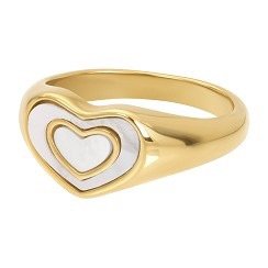 Fame Amor Shell Goudkleurig