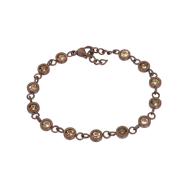Armband Viva Velvet Bruin