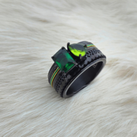 Samengestelde iXXXi Ring Romance Emerald